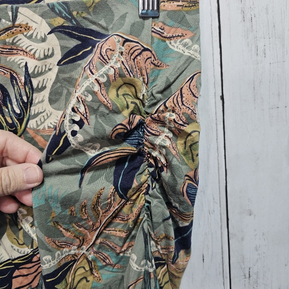 Patagonia Dream Song Skirt Women’s Size Small Floral Ruched Side Soft Knit. - Picture 4 of 8